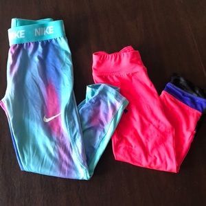 2 pairs of girls Active pants.